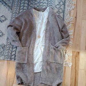 Long Cardigan with Pockets